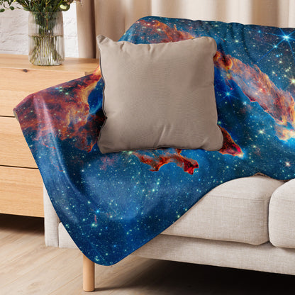 Galactic Blanket: James Webb Space Telescope Art: Pillars of Creation