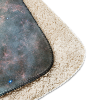 Crab Nebula from JWST Printed on a Sublimated Sherpa Blanket in Galactic Sizes