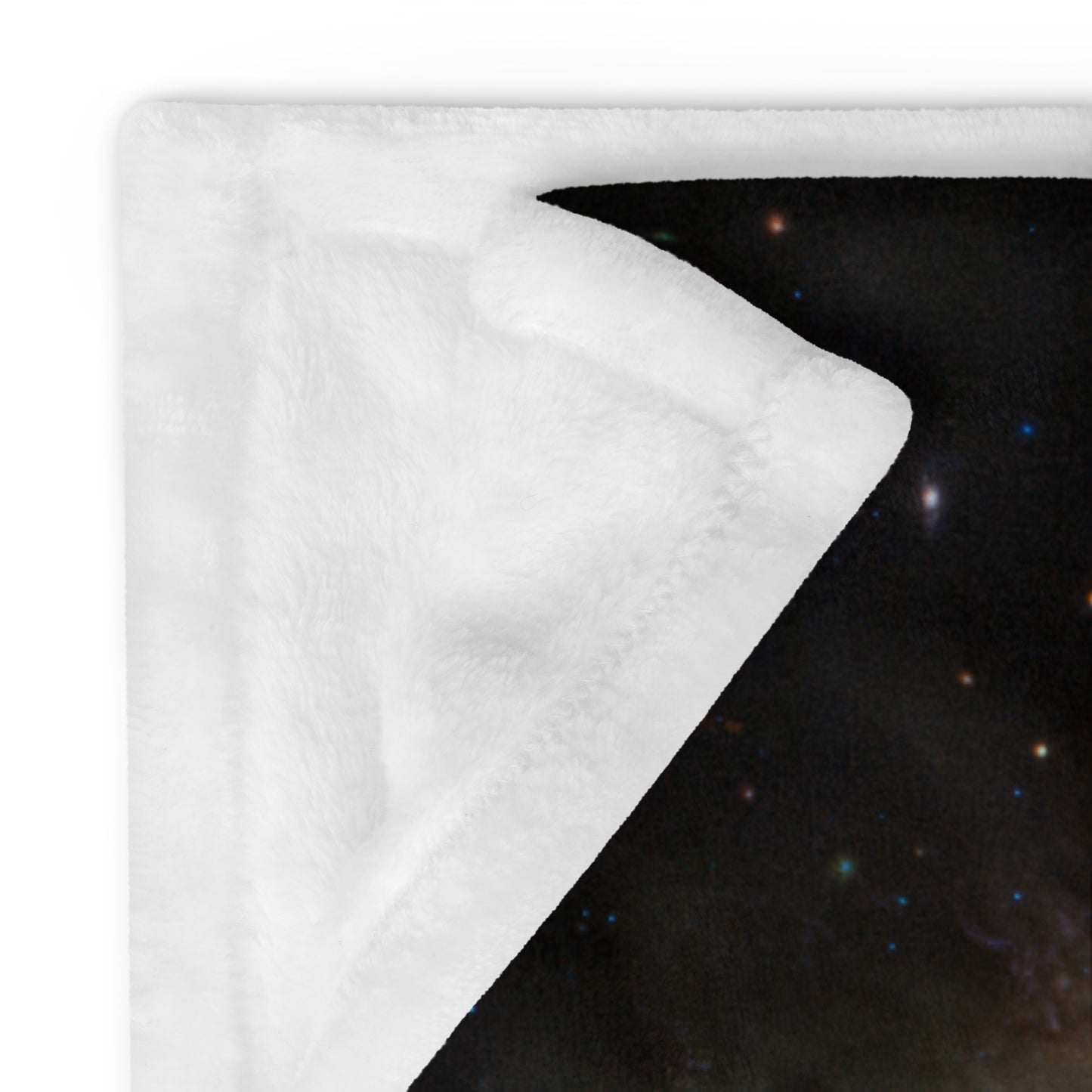 Crab Nebula from JWST Printed on a Throw Blanket in Galactic Sizes