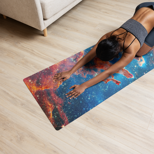 Cosmic Serenity Yoga Mat - Pillars of Creation Edition