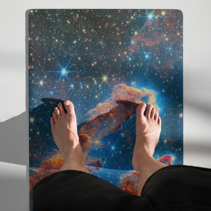 Cosmic Serenity Yoga Mat - Pillars of Creation Edition